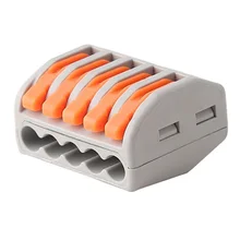 Lever Wire Connector 222-415 Multi Cable Terminal Block 5 Port Compact Splice Wire Connector
Lever Wire Connector 222-415 Multi Cable Terminal Block 5 Port Compact Splice Wire Connector
