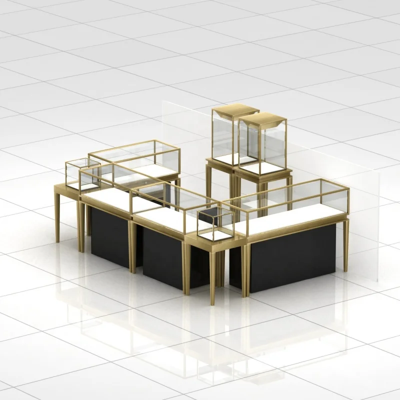 Custom, Custom Made Stainless Steel Jewelry Kiosk Gold Jewelry Mall Kiosk with LED Light
Custom, Custom Made Stainless Steel Jewelry Kiosk Gold Jewelry Mall Kiosk with LED Light