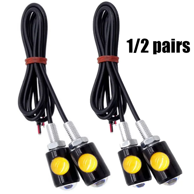 1/2 pair Motorcycle Driving Light Eagle Eye LED Reverse Backup Driving Light Motorcycle Fog Lamp Headlight Daytime Running Light
1/2 pair Motorcycle Driving Light Eagle Eye LED Reverse Backup Driving Light Motorcycle Fog Lamp Headlight Daytime Running Light