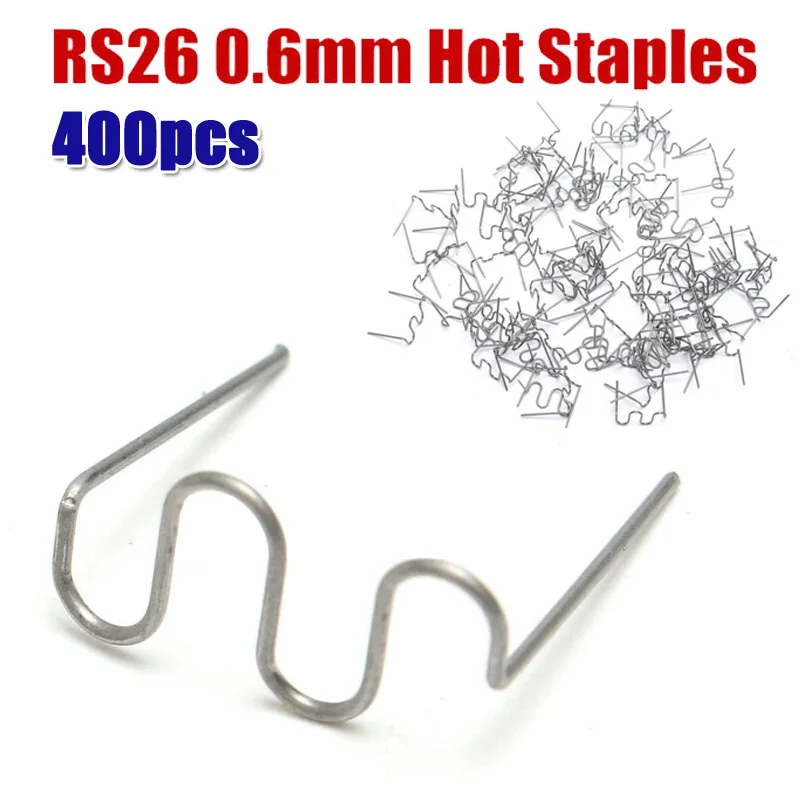 400*Standard Pre Cut 0.6mm Wave Hot Staples For Plastic Stapler Repair Welder Home DIY Car Accessories Interior Decoration Suppl
400*Standard Pre Cut 0.6mm Wave Hot Staples For Plastic Stapler Repair Welder Home DIY Car Accessories Interior Decoration Suppl