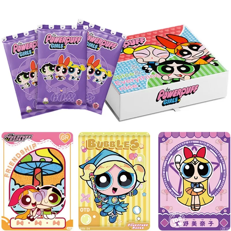 

The Powerpuff Girls Blossom Bubbles Anime Character Card Rare Idol Different Dimension Card Children’s Christmas Gift Toy