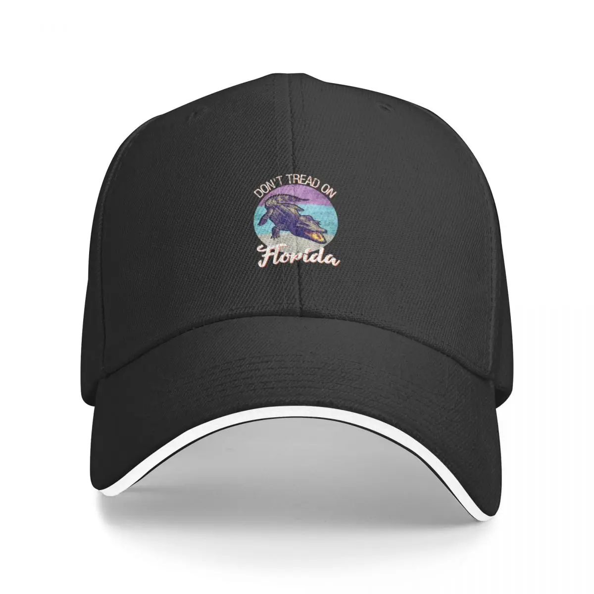 

DoN'T TREAD ON Florida alligator Baseball Cap Streetwear hard hat beach hat Caps Women Men's
