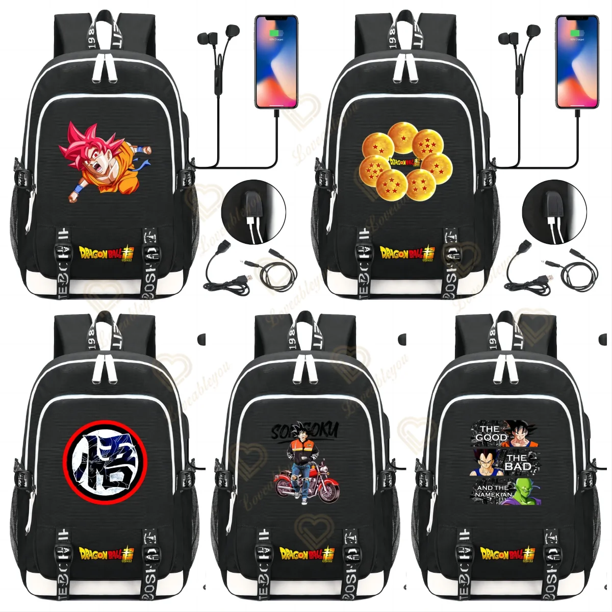 Dragon Ball Backpack Laptop Usb Backpack Dragon Ball School Bag Rucksack Women Men Backbag Travel Daypack Backpack Mochila
Dragon Ball Backpack Laptop Usb Backpack Dragon Ball School Bag Rucksack Women Men Backbag Travel Daypack Backpack Mochila
