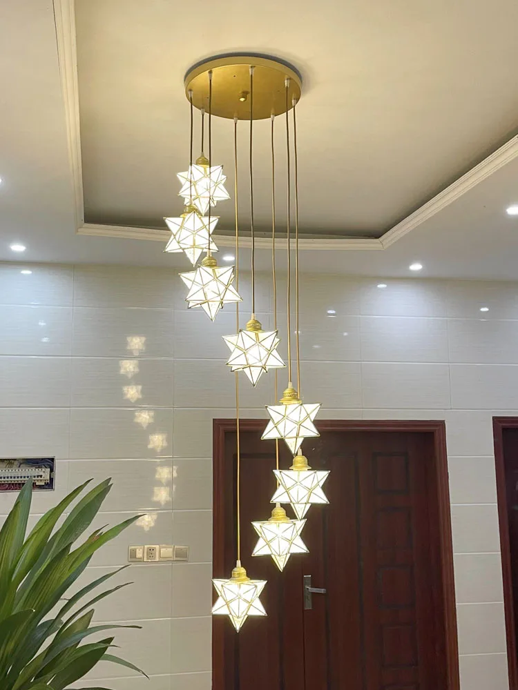 Shining Star Chandelier Wholesale Customization Fascinating Bedroom Villa Living Room Crystal Chandelier Light
Shining Star Chandelier Wholesale Customization Fascinating Bedroom Villa Living Room Crystal Chandelier Light