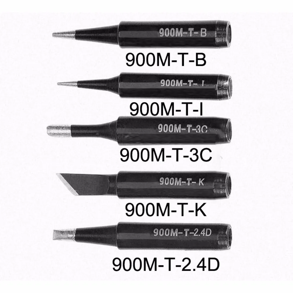 6PCS Soldering Iron Tip 900M-T Lead Free For 936 937 938 Soldering Station Oldering Iron Head Set Inside Hot Bare Copper E
6PCS Soldering Iron Tip 900M-T Lead Free For 936 937 938 Soldering Station Oldering Iron Head Set Inside Hot Bare Copper E