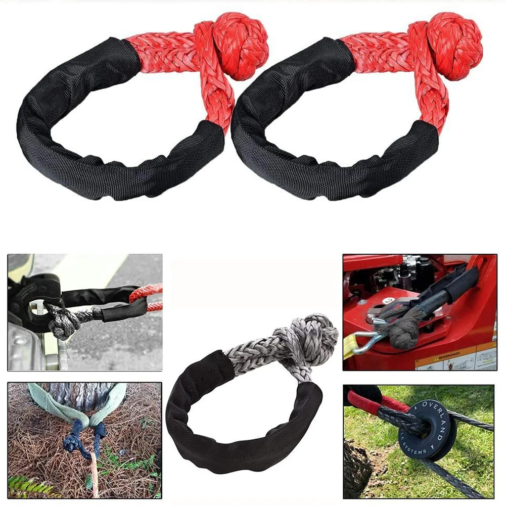Recovery Ring with Soft Shackle Rope 38000lbs Breaking Strength Winch Snatch Towing Ring Synthetic Rope Strap for ATV Truck SUV
Recovery Ring with Soft Shackle Rope 38000lbs Breaking Strength Winch Snatch Towing Ring Synthetic Rope Strap for ATV Truck SUV