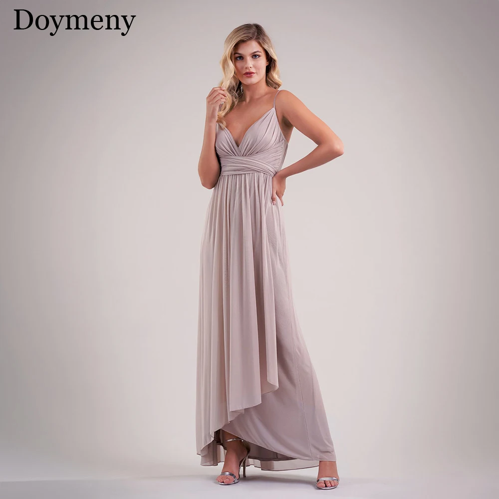 Doymeny Wedding Party Dress Popular Summer 2023 A-line V-Neck Ruched Asymmetrical Hems Open Back robe pour cérémonie de mariage
Doymeny Wedding Party Dress Popular Summer 2023 A-line V-Neck Ruched Asymmetrical Hems Open Back robe pour cérémonie de mariage