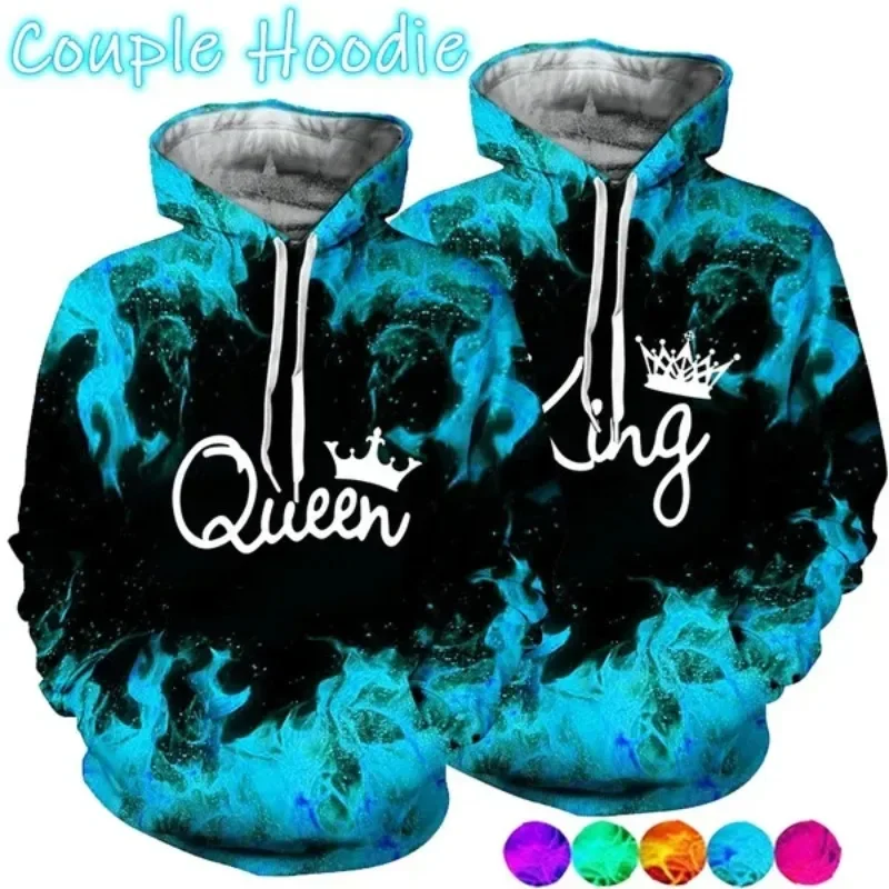 Trendy Matching Couple King and Queen His and Her Oversized Hooded 3D Sweatshirt Pullover Hoodies Cosplay Men's Clothing
Trendy Matching Couple King and Queen His and Her Oversized Hooded 3D Sweatshirt Pullover Hoodies Cosplay Men's Clothing