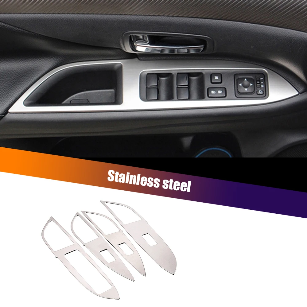 For Mitsubishi Outlander 2014-2016 Stainless Car Door Window glass Lift Control Switch Panel Decoration Cover Trim Accessories 
For Mitsubishi Outlander 2014-2016 Stainless Car Door Window glass Lift Control Switch Panel Decoration Cover Trim Accessories
