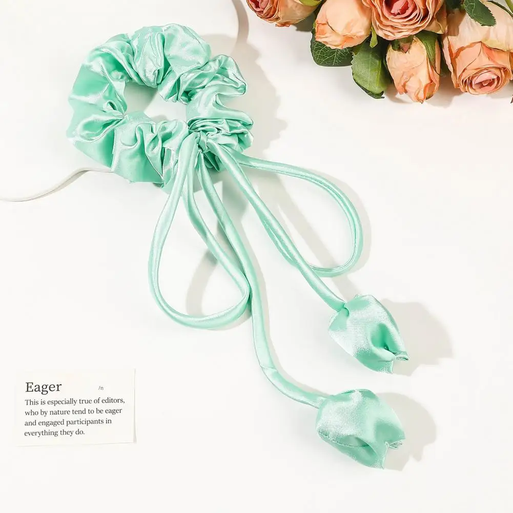 Hair Tie Elegant Satin Hair Accessories Tulip Charm Ribbon Drawstring Scrunchies for Women Soft Stylish Hair Ties Elastic Tie
Hair Tie Elegant Satin Hair Accessories Tulip Charm Ribbon Drawstring Scrunchies for Women Soft Stylish Hair Ties Elastic Tie