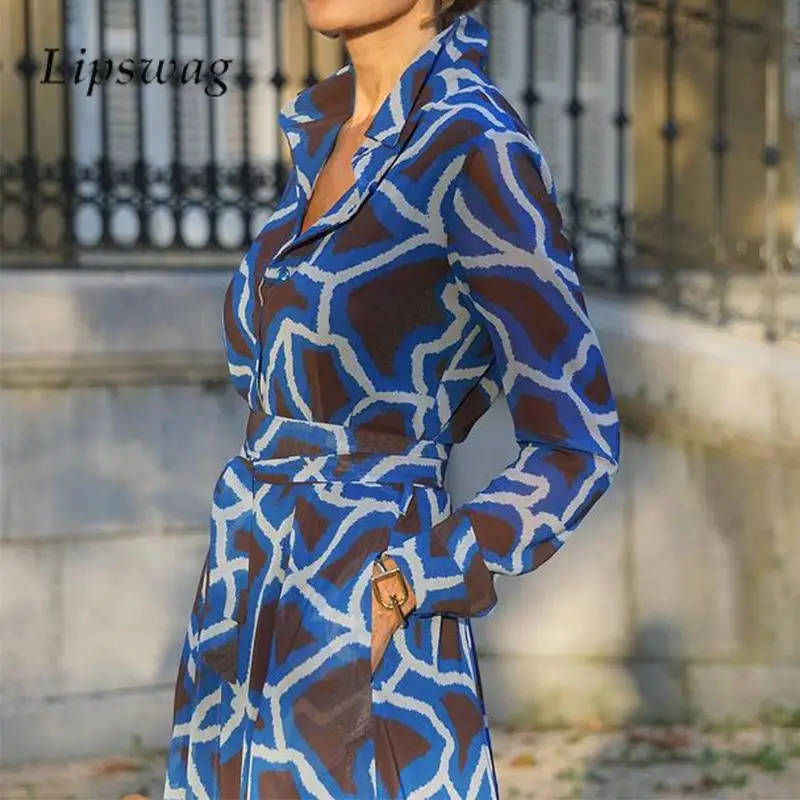 2024 Women Pattern Printed Shirt Dress Autumn Lapel Long Sleeve Single-Breasted Long Dress Elegant Waisted Lace-up A-Line Dress
2024 Women Pattern Printed Shirt Dress Autumn Lapel Long Sleeve Single-Breasted Long Dress Elegant Waisted Lace-up A-Line Dress