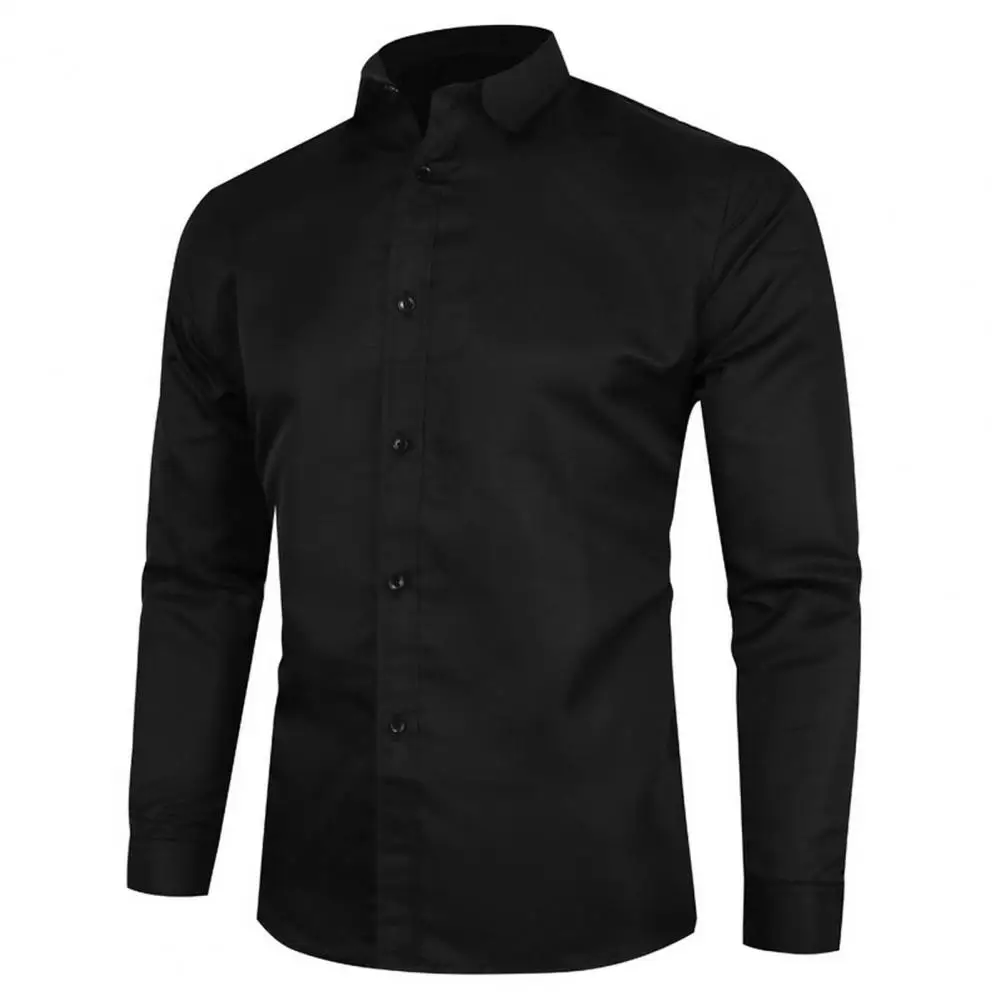 Positive Fit Shirt Stylish Men's Lapel Cardigan Slim Fit Soft Breathable Long Sleeve Shirt for Formal Business Office Wear
Positive Fit Shirt Stylish Men's Lapel Cardigan Slim Fit Soft Breathable Long Sleeve Shirt for Formal Business Office Wear