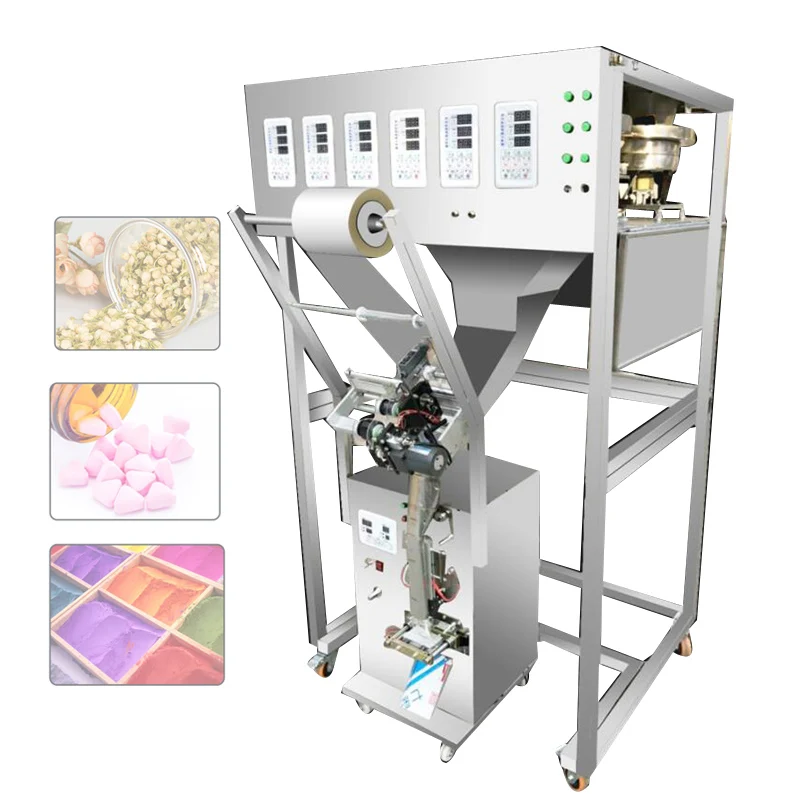 Three Side Seal Back Seal Packaging Machine Granular Powder Tea Paprika Food Filling Machine Automatic Filling Sealing Machine
Three Side Seal Back Seal Packaging Machine Granular Powder Tea Paprika Food Filling Machine Automatic Filling Sealing Machine