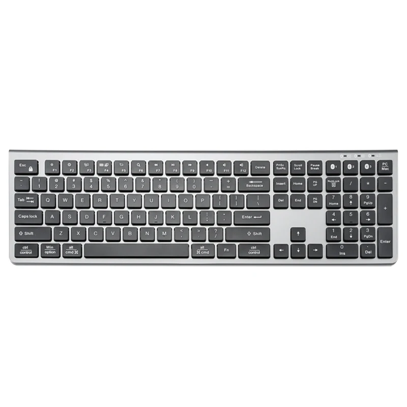 Bluetooth-compita Keyboard Rechargeable Wireless Keyboard for Laptop Notebook iPad Keyboard Multi-Device
Bluetooth-compita Keyboard Rechargeable Wireless Keyboard for Laptop Notebook iPad Keyboard Multi-Device
