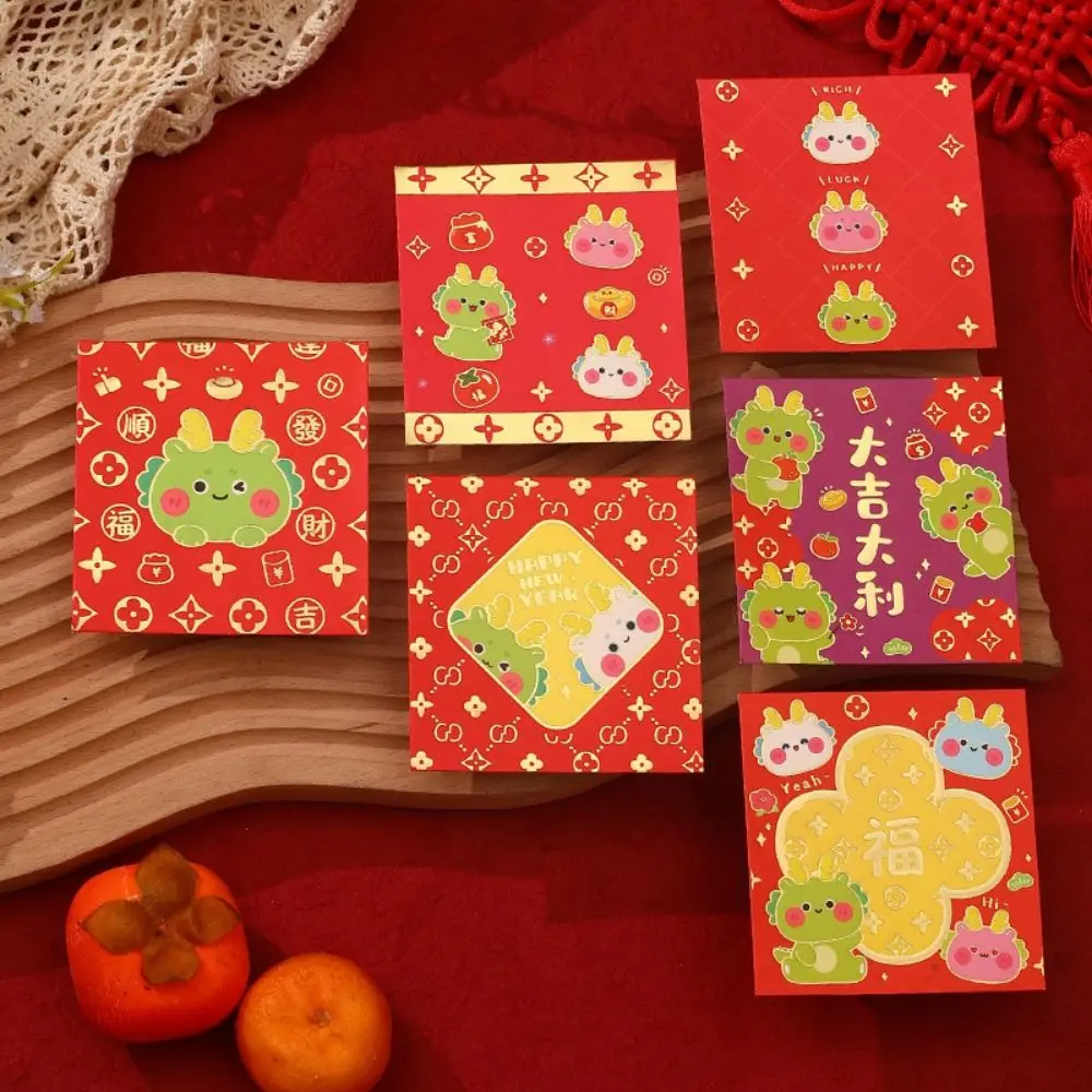 2024 Cartoon Chinese New Year Red Envelopes Lucky Red Envelope Symbol of Dragon Year
2024 Cartoon Chinese New Year Red Envelopes Lucky Red Envelope Symbol of Dragon Year