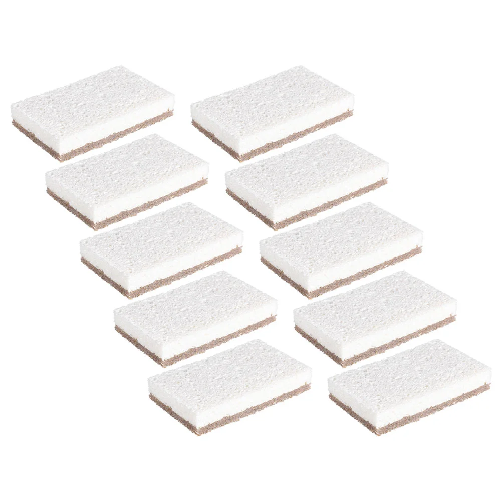 10 Pcs Scouring Pad Sponge Multi-function Wok Reusable Dish Rag Scrubbing Sponges Wood Pulp Cotton Kitchen
10 Pcs Scouring Pad Sponge Multi-function Wok Reusable Dish Rag Scrubbing Sponges Wood Pulp Cotton Kitchen