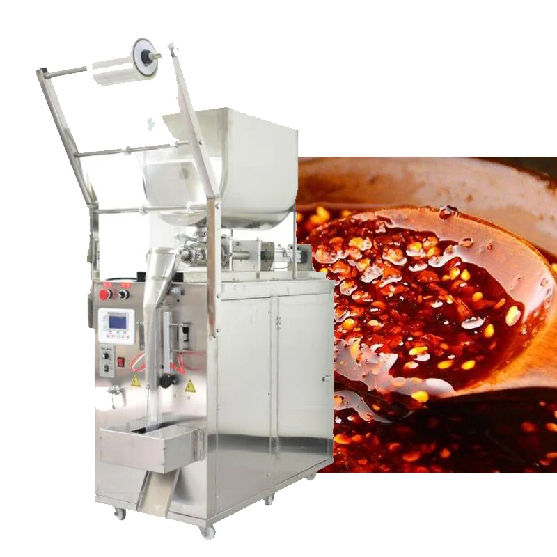 Automatic Salad Jam Peanut Butter Honey Filling Syrup Hummus Packaging Fish Sauce Ketchup Tomato Paste Sachet Packing Machine
Automatic Salad Jam Peanut Butter Honey Filling Syrup Hummus Packaging Fish Sauce Ketchup Tomato Paste Sachet Packing Machine