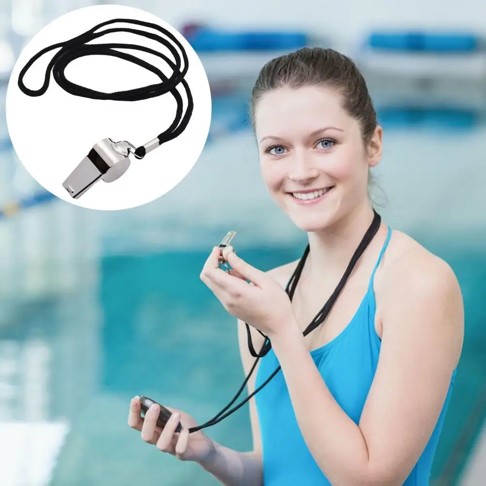 Voice Whistle Super Loud Stainless Steel Referee Whistle with Lanyard Lightweight Anti-rust Sports Training Tool for Outdoor
Voice Whistle Super Loud Stainless Steel Referee Whistle with Lanyard Lightweight Anti-rust Sports Training Tool for Outdoor