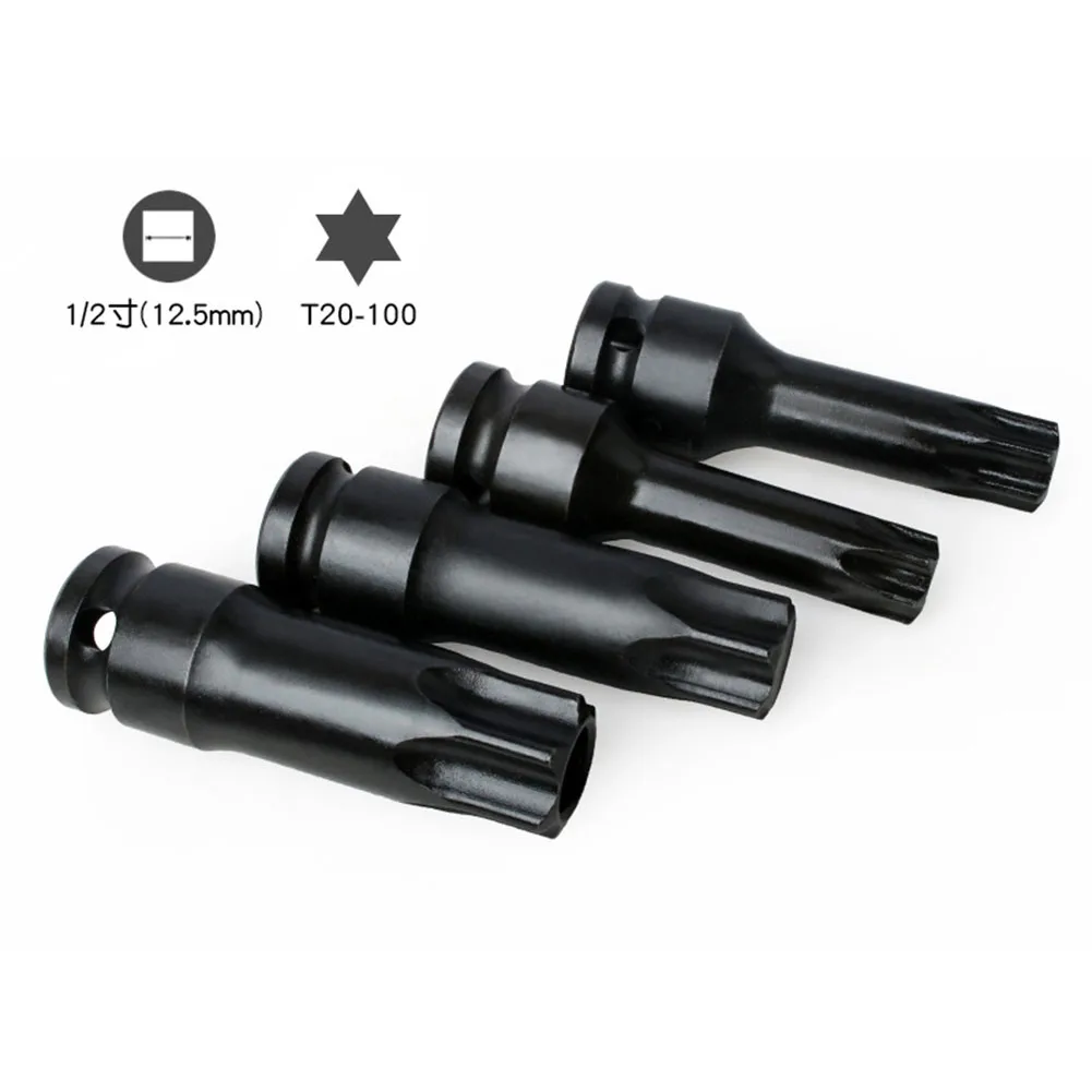 1pc Socket Adapter 1/2 Inch Square Head Wrench Hexagon Socket T30 T40 T45 T50 T55 T60 T70 T80 T100 Screw Driver Hand Tools
1pc Socket Adapter 1/2 Inch Square Head Wrench Hexagon Socket T30 T40 T45 T50 T55 T60 T70 T80 T100 Screw Driver Hand Tools