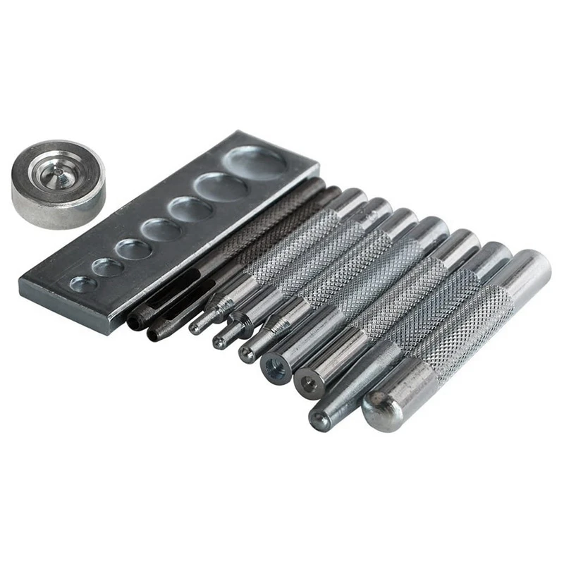 Craft Tool Die Punch Rivet Setter With Base For Punch Hole And Install Rivet Button (Rivet Setter With Base)
Craft Tool Die Punch Rivet Setter With Base For Punch Hole And Install Rivet Button (Rivet Setter With Base)