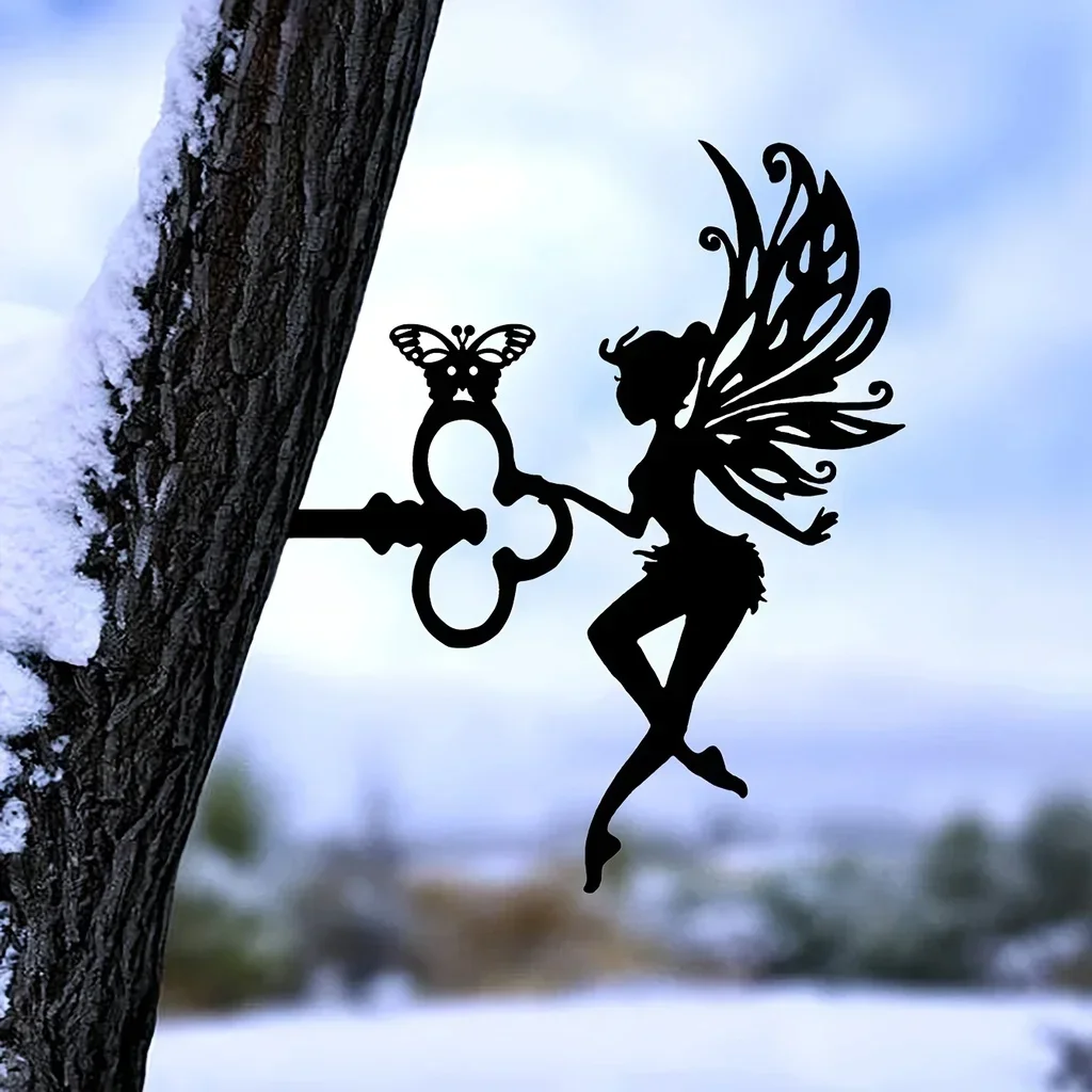 CIFBUY Decoration Pretty Elf on Branch Steel Silhouette Metal Wall Hanging Art Home Garden Yard Patio Outdoor Statue Stake Decor
CIFBUY Decoration Pretty Elf on Branch Steel Silhouette Metal Wall Hanging Art Home Garden Yard Patio Outdoor Statue Stake Decor