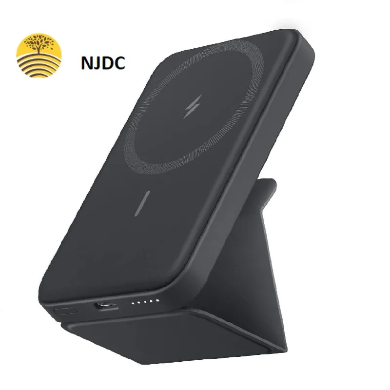 Foldable Portable 5000mah Magnetic Wireless Power Bank for Magsaf Slim Powerbank Batterie Externe Charger 
Foldable Portable 5000mah Magnetic Wireless Power Bank for Magsaf Slim Powerbank Batterie Externe Charger