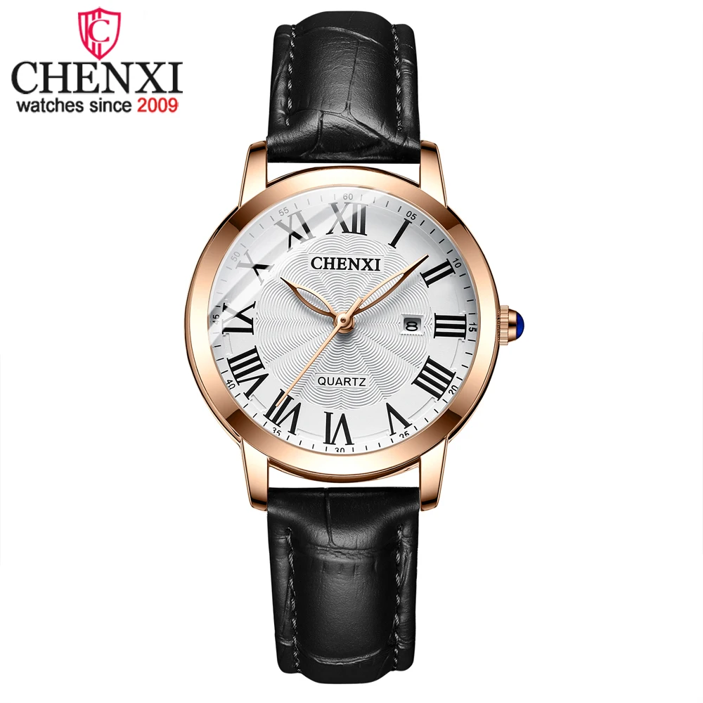 

CHENXI Top Luxury Brand Women Watch Fashion Casual Leather Ladies Watches Quartz Waterproof Wristwatches Relogio Feminino