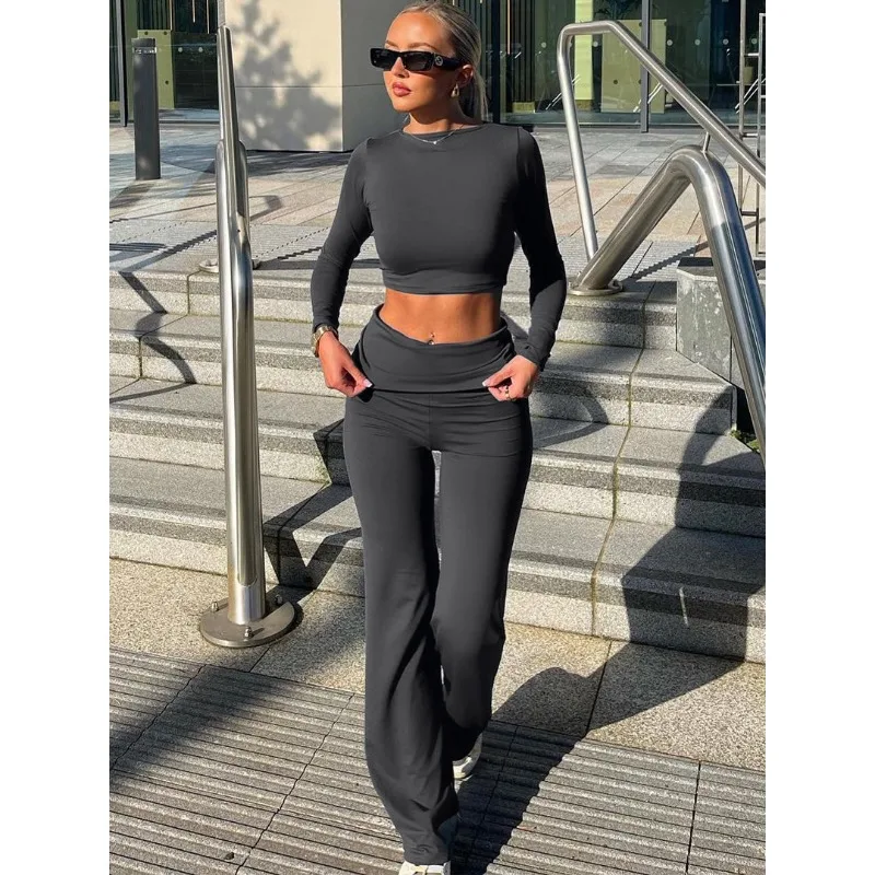 2 Piece Sets Womens Outfits Round Neck Long-sleeved Pullover Slim Trousers Suit 2024 Spring Fashion Casual Woman Clothes Outfits
2 Piece Sets Womens Outfits Round Neck Long-sleeved Pullover Slim Trousers Suit 2024 Spring Fashion Casual Woman Clothes Outfits