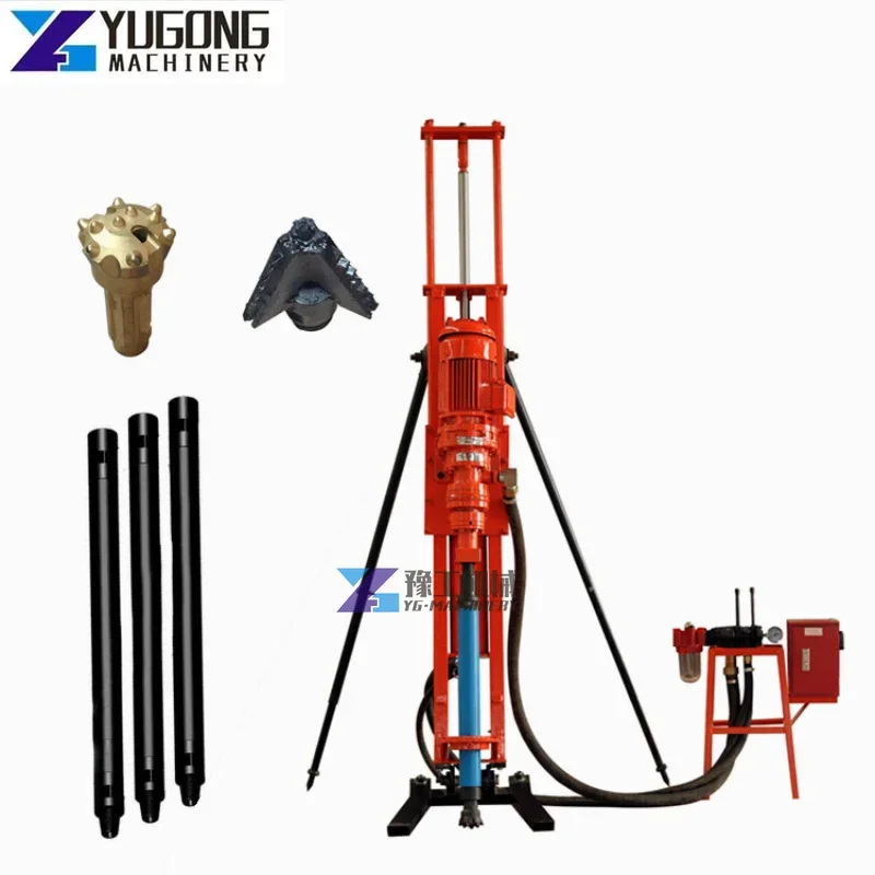 

Customized Electric Hydraulic Portable DTH Water Well Drilling Rig Small Bore Well Drill Machine