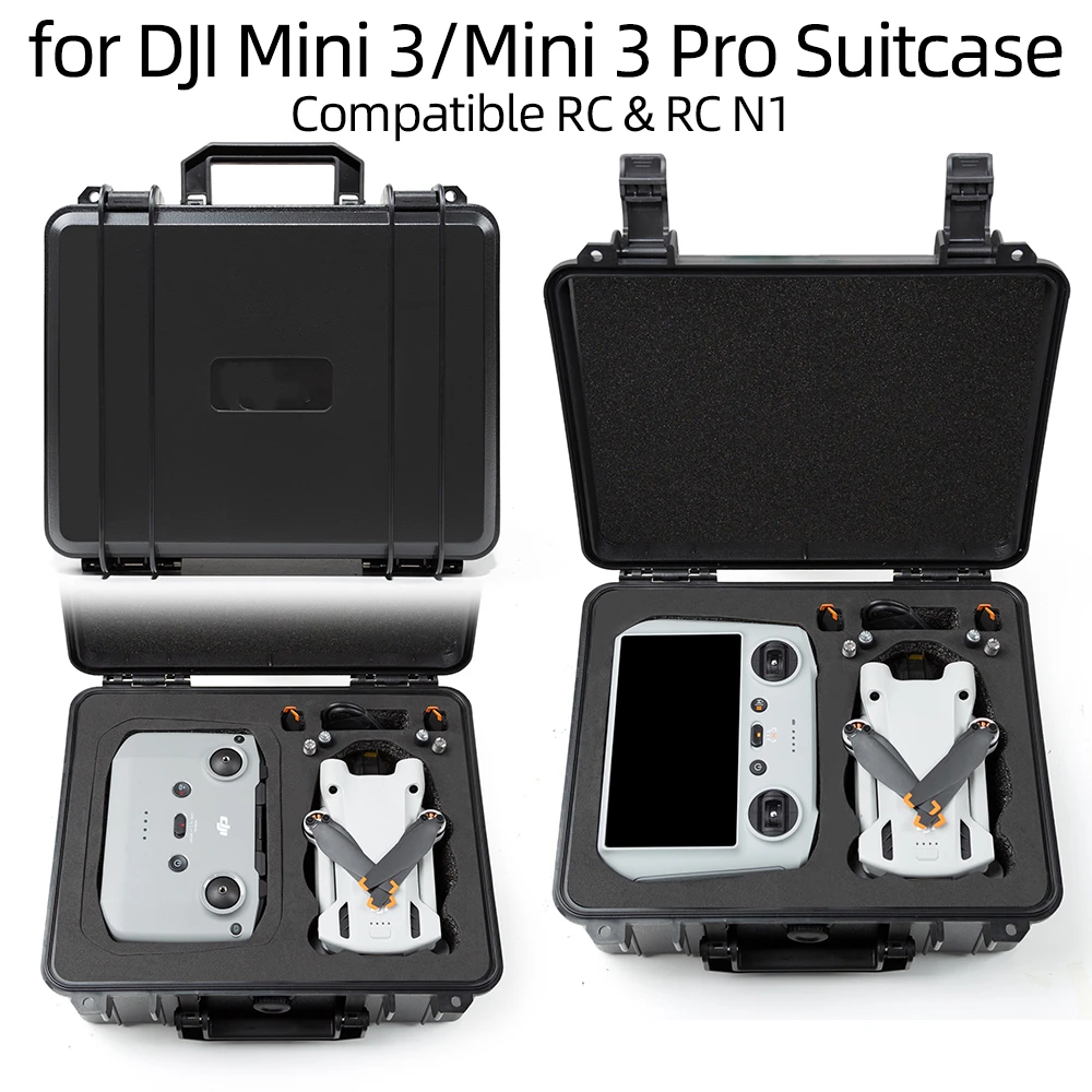 

for DJI Mini 3 PRO/Mini 3 Storage Case Portable Suitcase Hard Shell Waterproof Explosion-proof Carrying Box Accessory