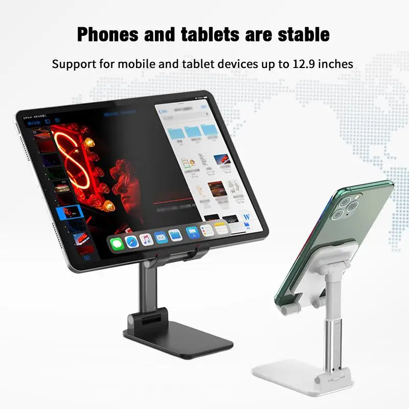 

Creative Folding Desktop Phone Holder - Telescopic Live Streaming Portable Lazy Tablet Holder with Lifting and Deformation Feat
