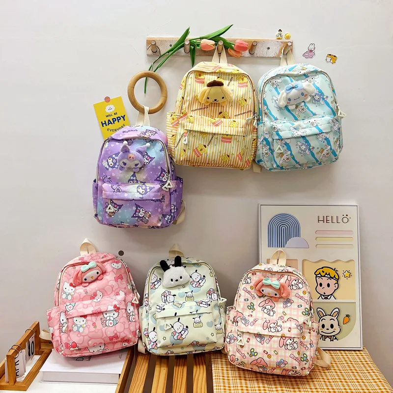 Sanrio Hello Kitty Knapsack Cute Cartoon Kuromi My Melody Fashion Girl&Child Large Capacity Kindergarten Backpack Gifts
Sanrio Hello Kitty Knapsack Cute Cartoon Kuromi My Melody Fashion Girl&Child Large Capacity Kindergarten Backpack Gifts