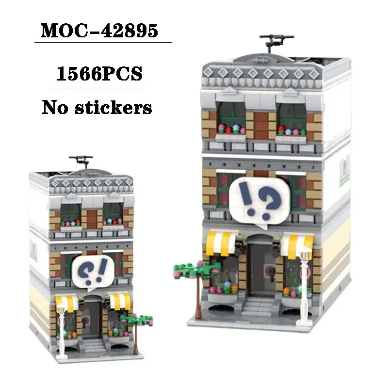 Building Block MOC-42895 Modular Comic Store Apartment Model 1566PCS Adult and Children's Birthday Christmas Toy Gift Decoration
Building Block MOC-42895 Modular Comic Store Apartment Model 1566PCS Adult and Children's Birthday Christmas Toy Gift Decoration