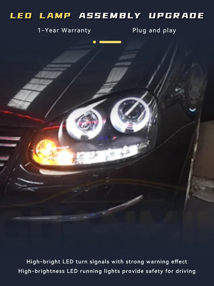 Head Lamp For Volkswagen VW Jetta Sagitar Golf5 LED Headlight 2007-2011 Headlight DRL Signal High LED Projector Lens Accessories
Head Lamp For Volkswagen VW Jetta Sagitar Golf5 LED Headlight 2007-2011 Headlight DRL Signal High LED Projector Lens Accessories