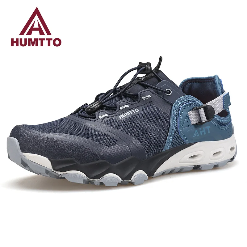 

HUMTTO Summer Wading Men's Sports Shoes Outdoor Hiking Sneakers for Men Breathable Quick Dry Trekking Beach Barefoot Shoes Man