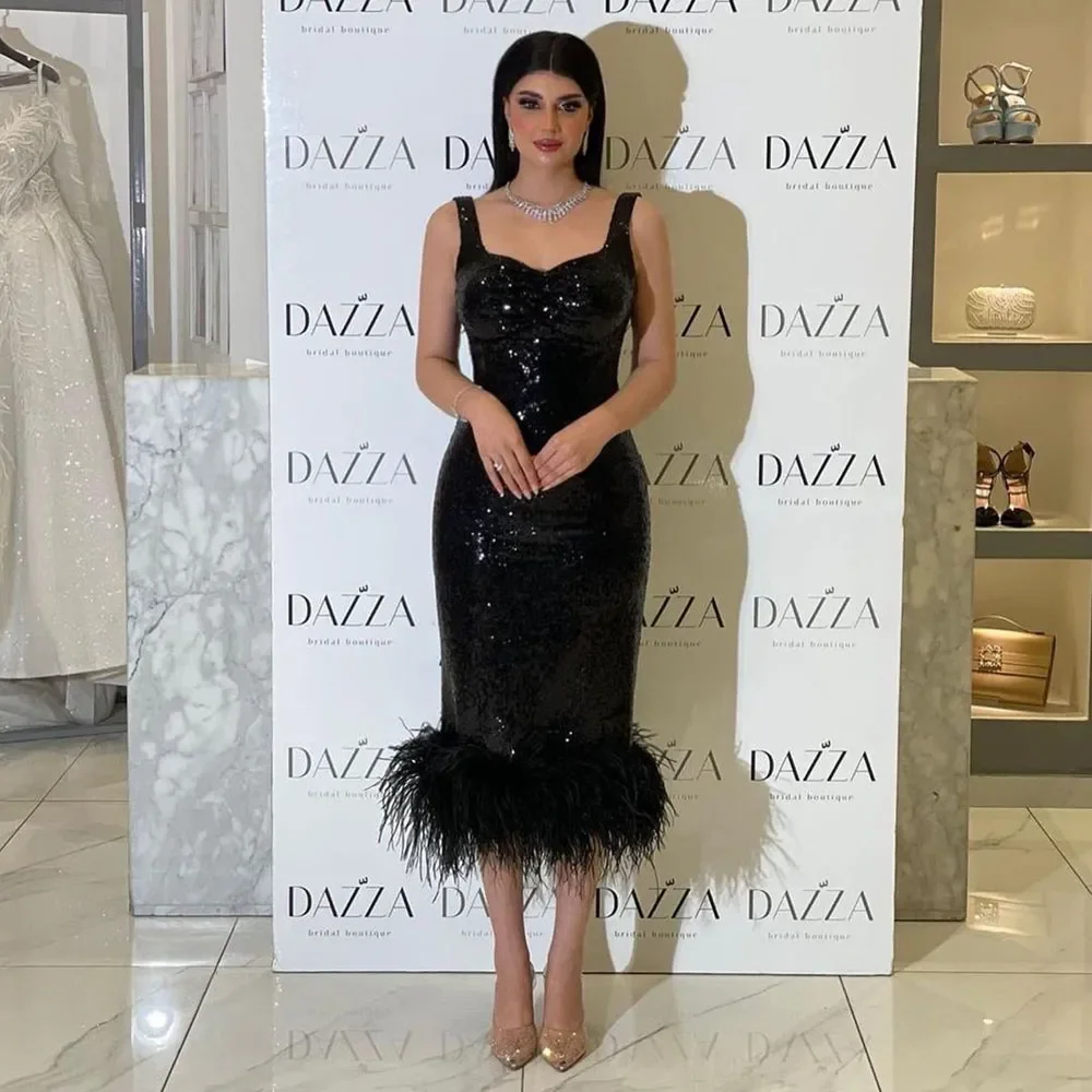 Black Feathers Mermaid Evening Dresses Dubai Sweetheart Saudi Arabic Sequin Beadings Women Formal Party Prom Gowns 2023
Black Feathers Mermaid Evening Dresses Dubai Sweetheart Saudi Arabic Sequin Beadings Women Formal Party Prom Gowns 2023