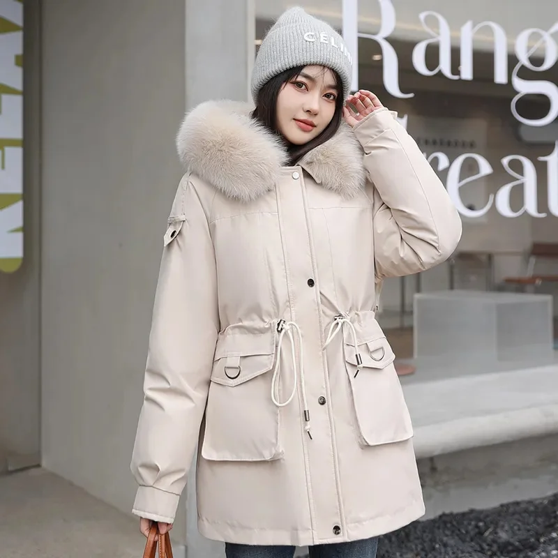 2023 Fashion New Winter Jacket Thick Warm Fur Lining Parka Hooded Parkas Female Winter Coat Women's Clothing Snow Wear Outwear
2023 Fashion New Winter Jacket Thick Warm Fur Lining Parka Hooded Parkas Female Winter Coat Women's Clothing Snow Wear Outwear