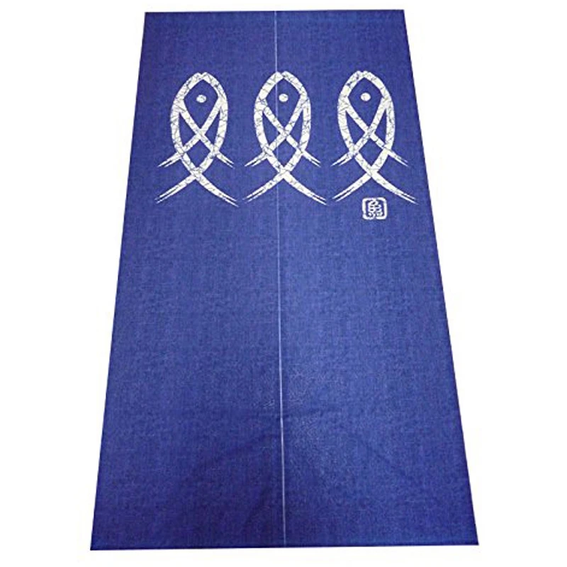 Japanese Noren Doorway Curtain Ancient Character Fish Tapestry For Home Decoration Blue 33X59inch
Japanese Noren Doorway Curtain Ancient Character Fish Tapestry For Home Decoration Blue 33X59inch