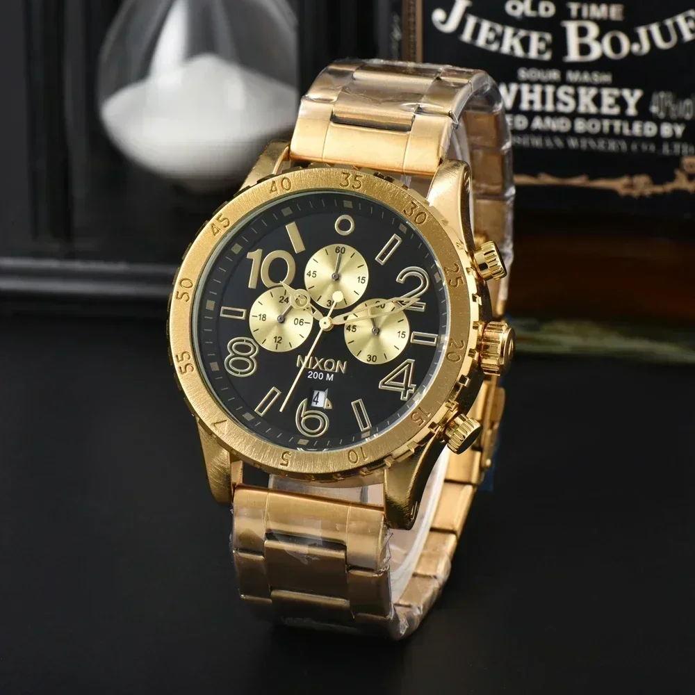 

Top NIXON Watches For Mens Luxury Top Time Style Sport Automatic Date Wristwatch Business Chronograph Quartz AAA Male Clocks