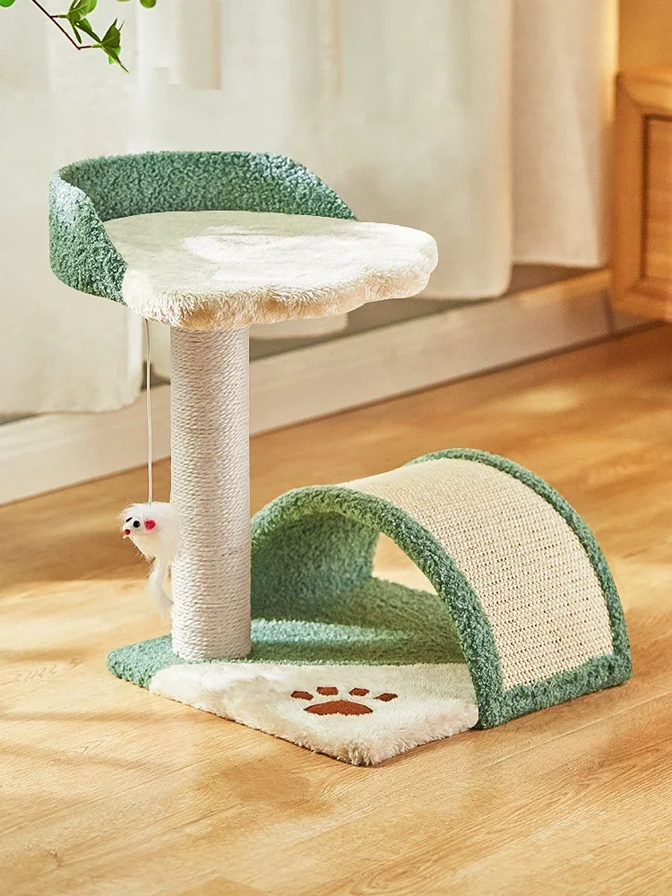 

Climbing Frame Sisal Small Cat Scratching Board Hole Cat Nest One Cat Scratching Post Grinding Claw Wear-resistant Stable