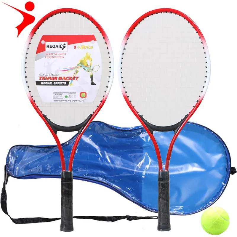 Set of 2 Teenager's Tennis Racket For Training raquete de tennis Carbon Fiber Top Steel Material tennis string with Free ball
Set of 2 Teenager's Tennis Racket For Training raquete de tennis Carbon Fiber Top Steel Material tennis string with Free ball