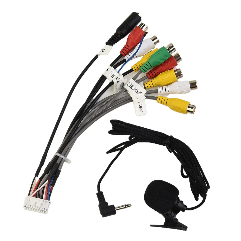 Aux-in Adapter RCA Cable Fittings Output Wire 20 Pin Plug Accessories Pure Copper Replacement Stereo Radio With MIC Car
Aux-in Adapter RCA Cable Fittings Output Wire 20 Pin Plug Accessories Pure Copper Replacement Stereo Radio With MIC Car