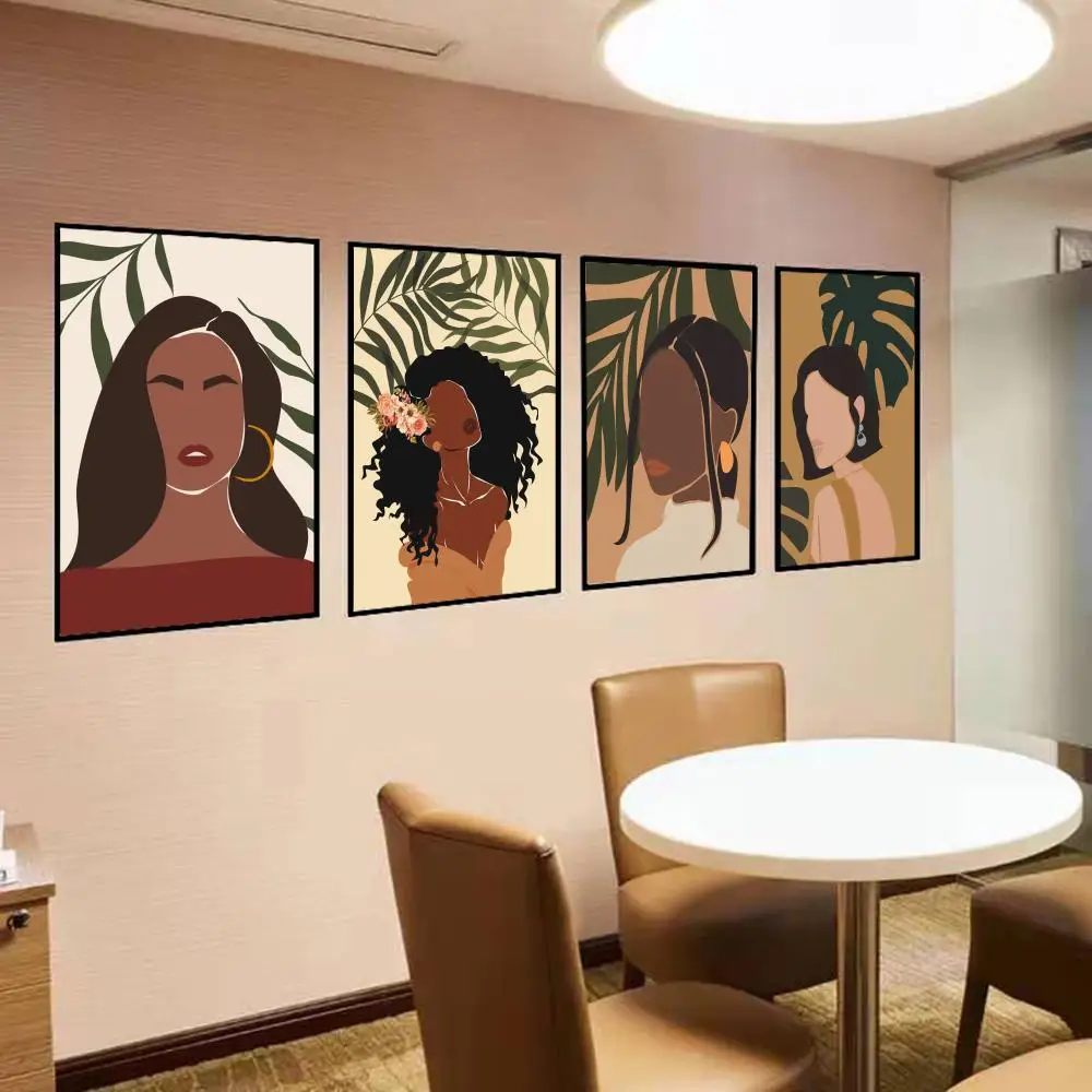 African Womens paint Poster Self-adhesive Art Poster Retro Kraft Paper Sticker DIY Room Bar Cafe Vintage Decorative Painting
African Womens paint Poster Self-adhesive Art Poster Retro Kraft Paper Sticker DIY Room Bar Cafe Vintage Decorative Painting