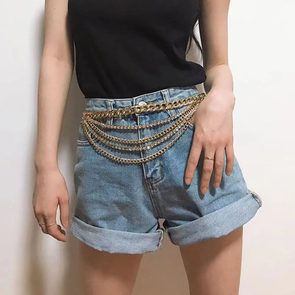 Punk Simple Charm Metal Female Multilayer Bikini Waist Chain Women Waist Chain Body Necklace Belly Belt Fashion Jewelry
Punk Simple Charm Metal Female Multilayer Bikini Waist Chain Women Waist Chain Body Necklace Belly Belt Fashion Jewelry