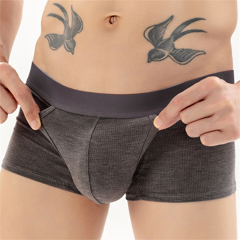 Men's Breathable U Convex Scrotum Pouch Boxers Briefs Sexy Underwear Trunks Soft Boxershorts Male Convex Separation Panties
Men's Breathable U Convex Scrotum Pouch Boxers Briefs Sexy Underwear Trunks Soft Boxershorts Male Convex Separation Panties