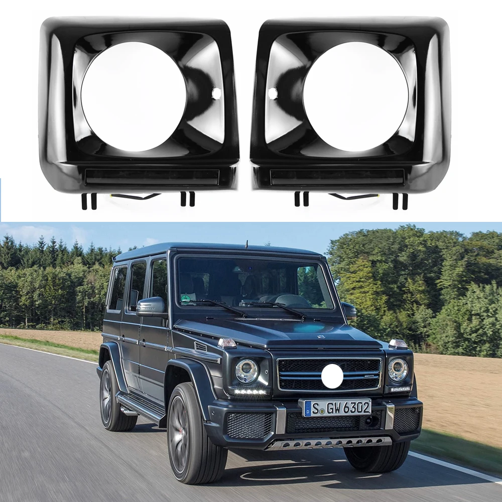 LED DRL Car Daytime Running Light Front Fog Lamp Accessories For Mercedes Benz G-Class 2013 2014 2015 2016 2017 2018 Black Bezel
LED DRL Car Daytime Running Light Front Fog Lamp Accessories For Mercedes Benz G-Class 2013 2014 2015 2016 2017 2018 Black Bezel