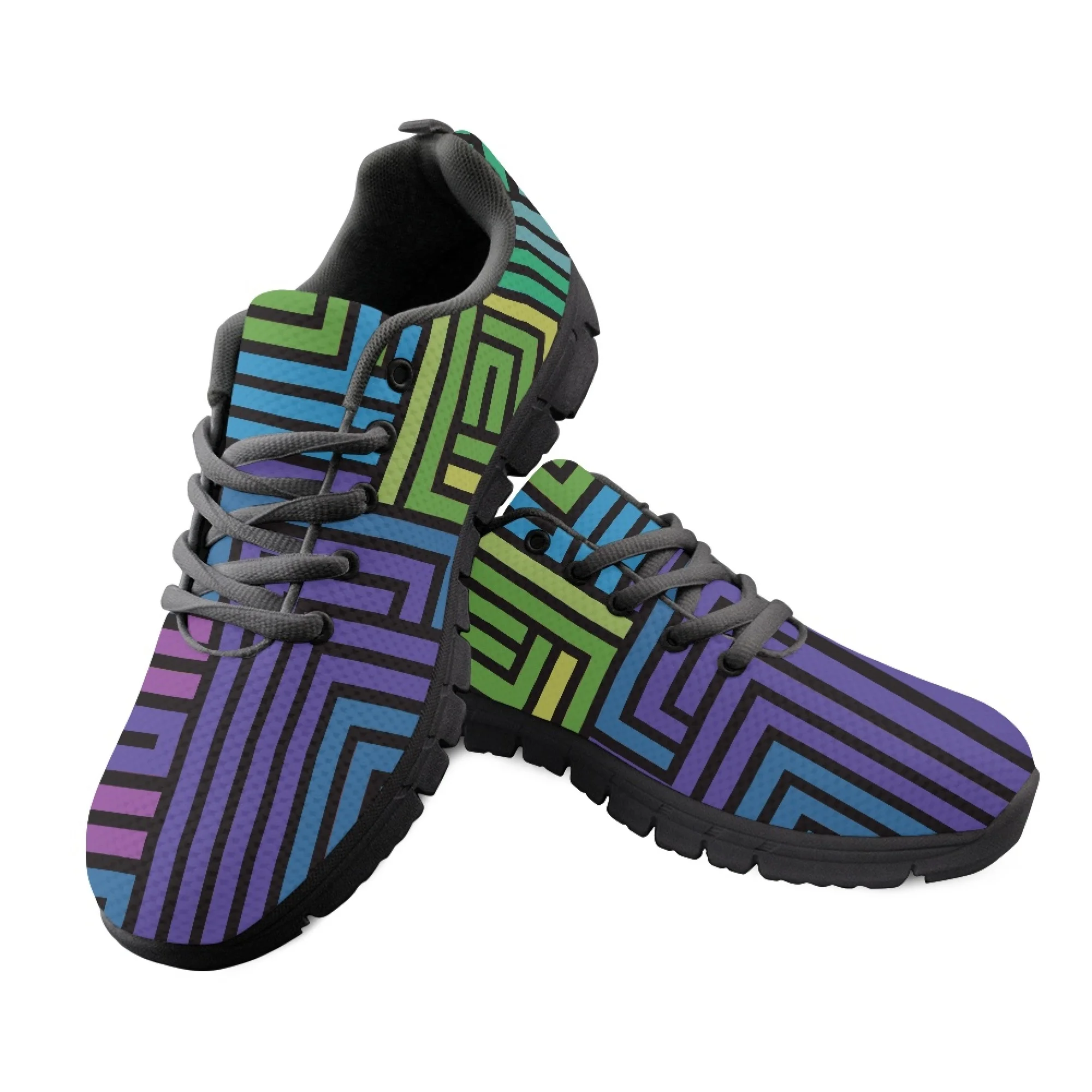 Yikeluo Stripe Gradient Pattern Print Shoes for Men Running Sneakers Air Mesh Walking Shoe Light Flats Footwear zapatillas mujer
Yikeluo Stripe Gradient Pattern Print Shoes for Men Running Sneakers Air Mesh Walking Shoe Light Flats Footwear zapatillas mujer