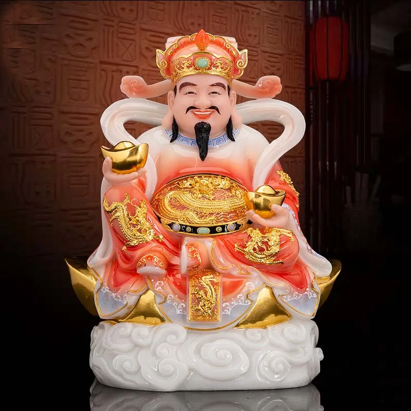 Southeast Asia TOP grade HOME SHOP Company Business booming Recruit wealth GOOD LUCK jade God of wealth CAI SHEN YE statue
Southeast Asia TOP grade HOME SHOP Company Business booming Recruit wealth GOOD LUCK jade God of wealth CAI SHEN YE statue