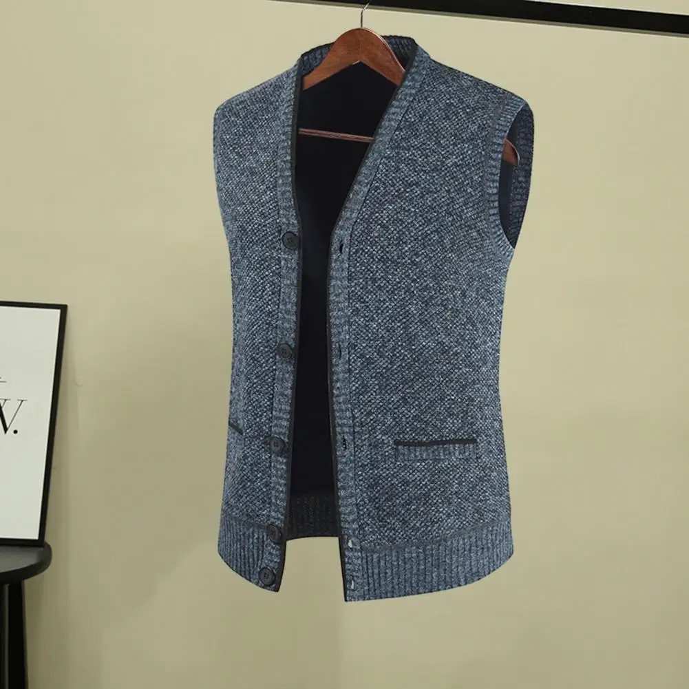Men Vest Coat Knitted Waistcoat Stylish Men's V-neck Cardigan Vest Slim Fit Soft Knitted Sweater Waistcoat with Pockets for Fall
Men Vest Coat Knitted Waistcoat Stylish Men's V-neck Cardigan Vest Slim Fit Soft Knitted Sweater Waistcoat with Pockets for Fall