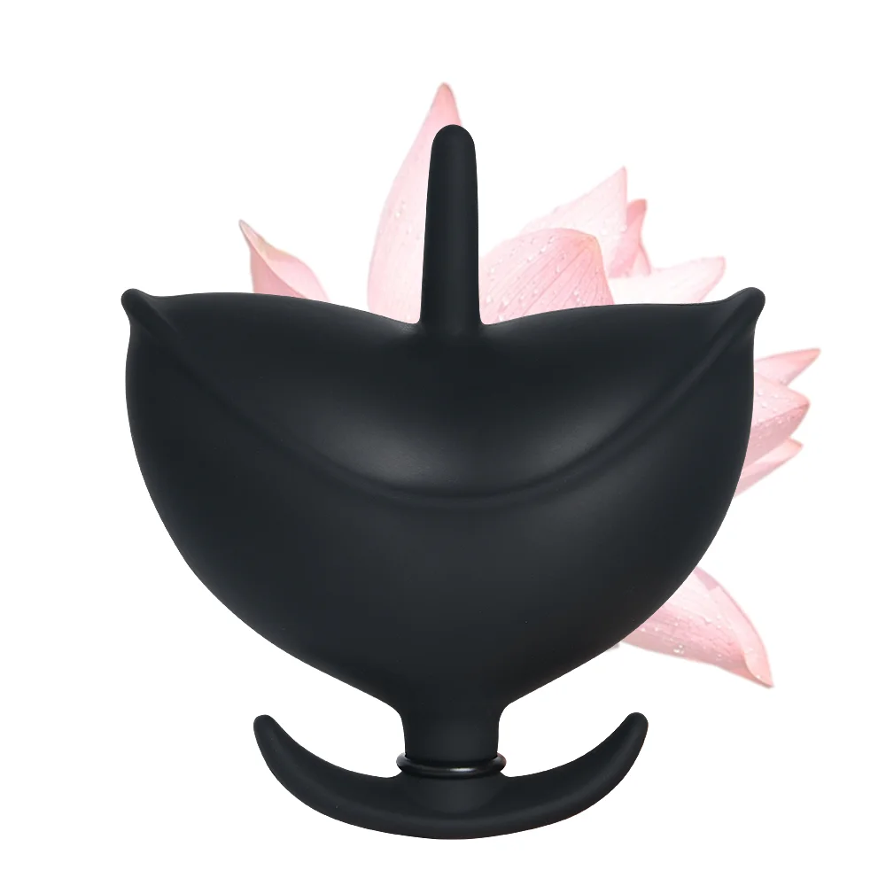Tapón Anal inflable con forma de flor dilatador de ano extraíble